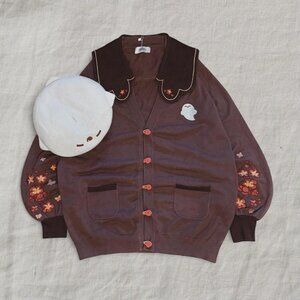 Genshin Impact Hu Tao Long Sleeve Button Up Cardigan